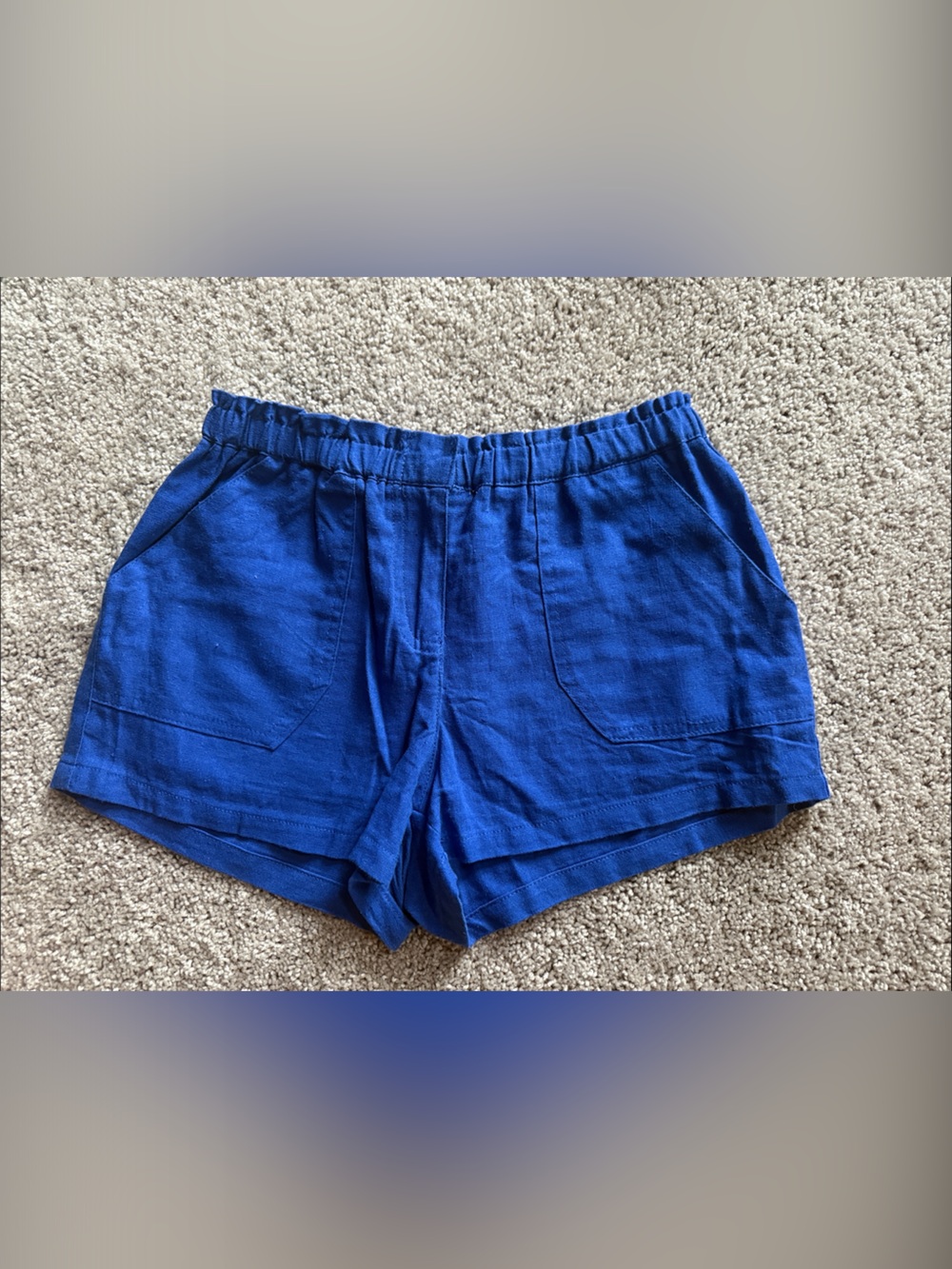 ToxiK3 Women’s Royal Blue Elastic Waist Summer Shorts Size Medium